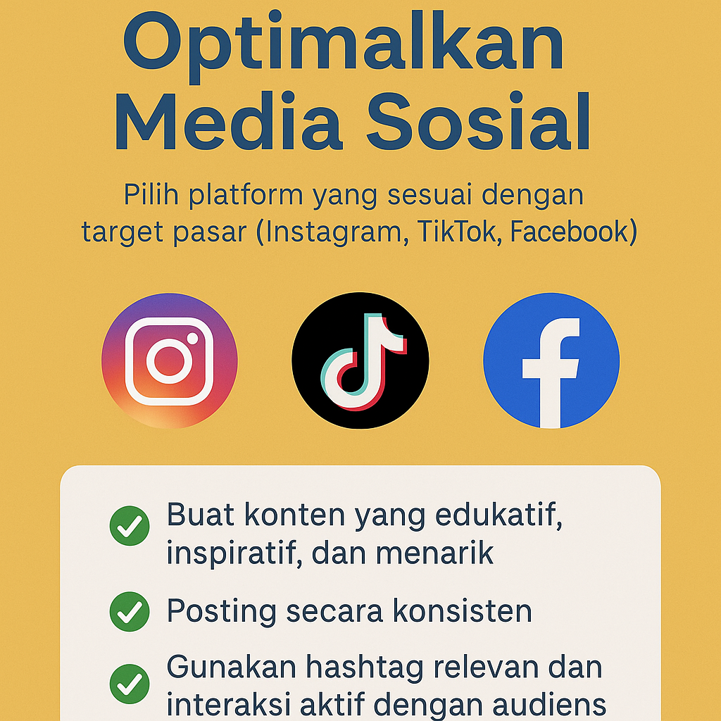 Optimalkan Media Sosial